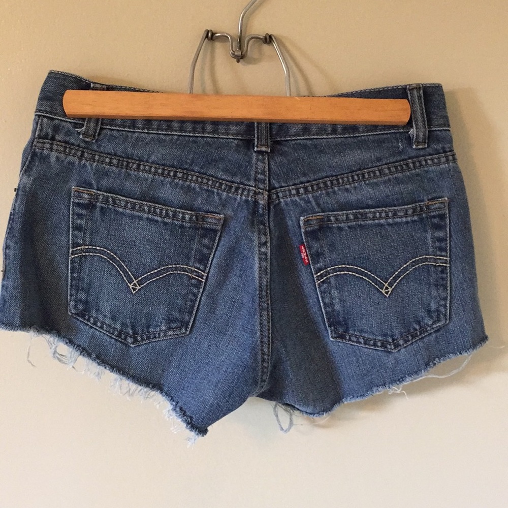 Levi's 505 cutoff jean shorts
